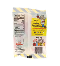 Toxic Waste Peg Worm Sour Chewy Candy 12 Count - 5 oz image 1
