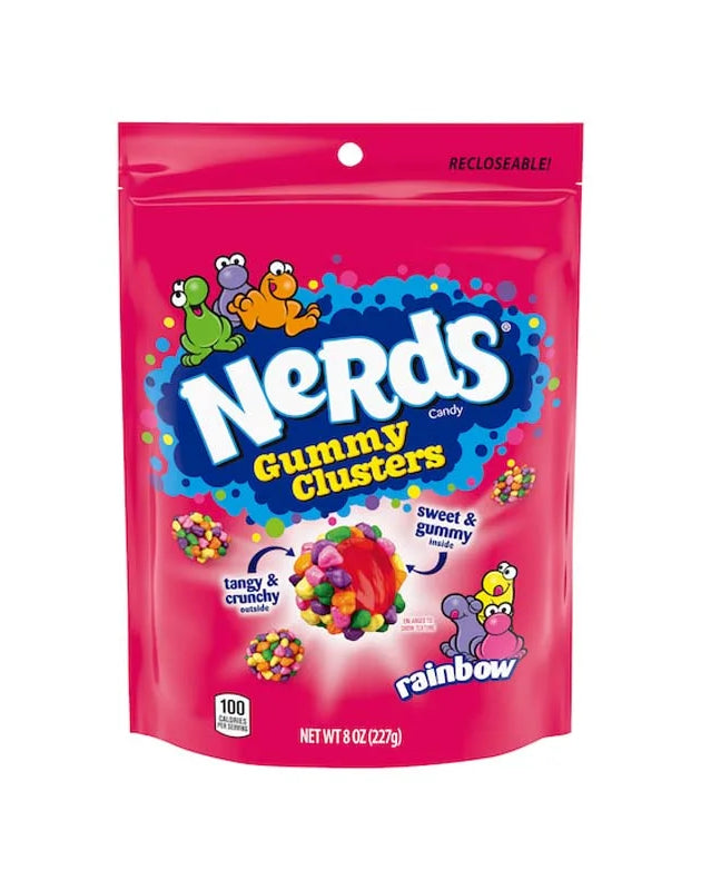 Nerds Rainbow Gummy Clusters Pouch - 8 oz image 0