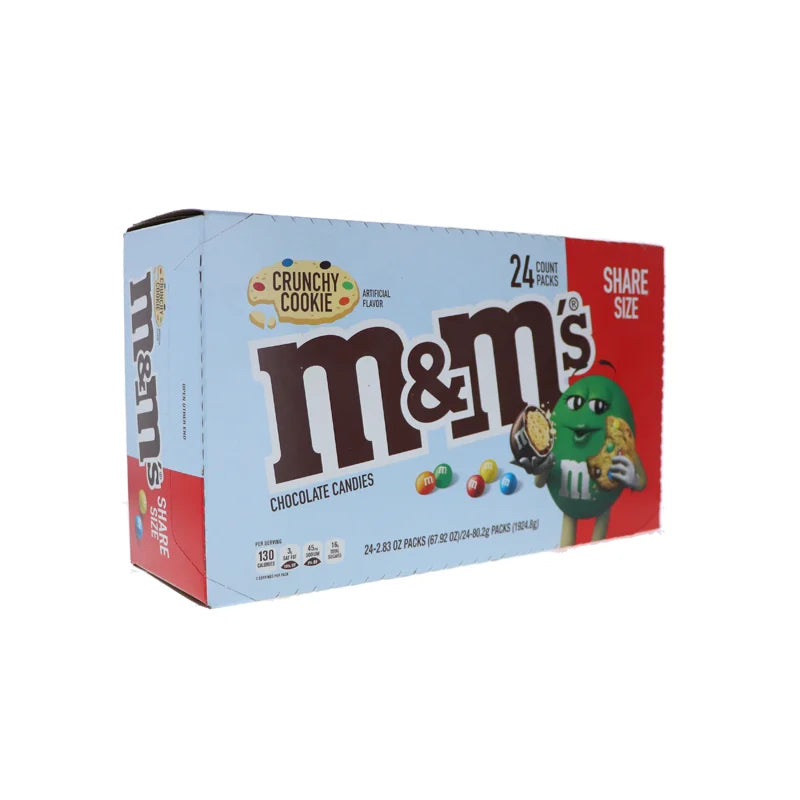 M&M's Crunchy Cookie Milk Chocolate Candy King Size 24 Count - 2.83 oz image 1