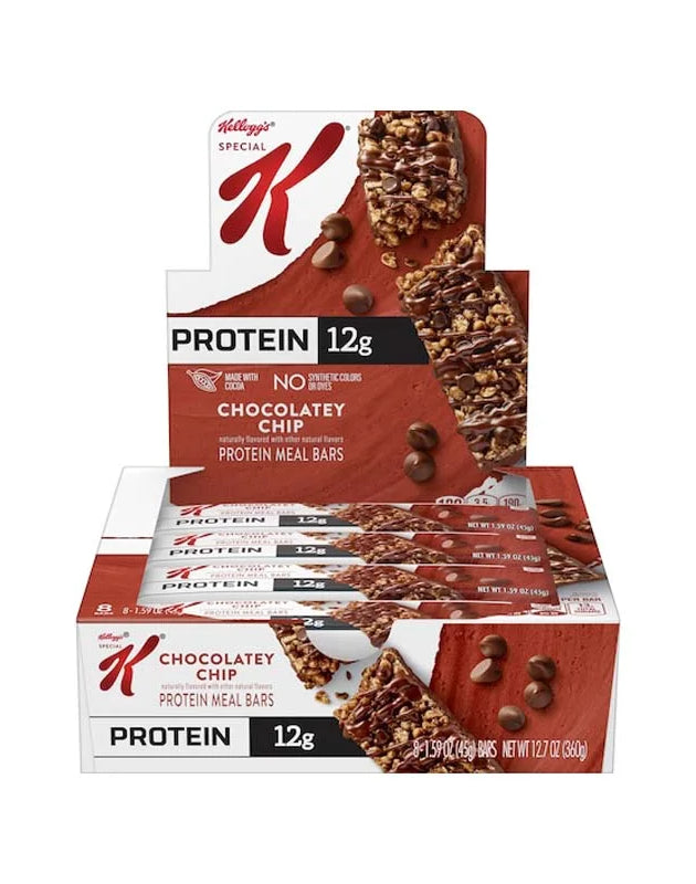 Kellogg's Special K Protein Bar Chocolate Chip 8 Count - 1.59 oz image 0