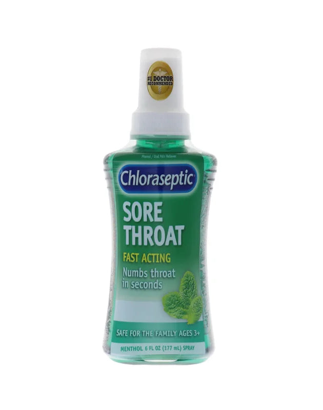 Chloraseptic Sore Throat Spray, Menthol Flavor 6 - Fl oz image 0