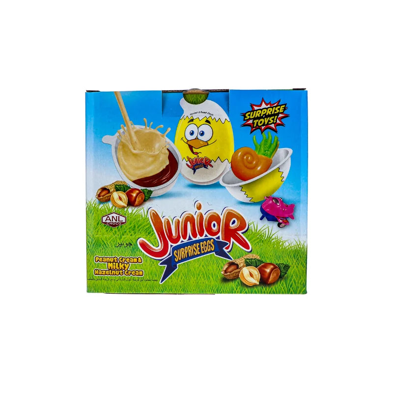 Junior Surprise Egg Peanut Hazelnut Cream - 24 Count image 0