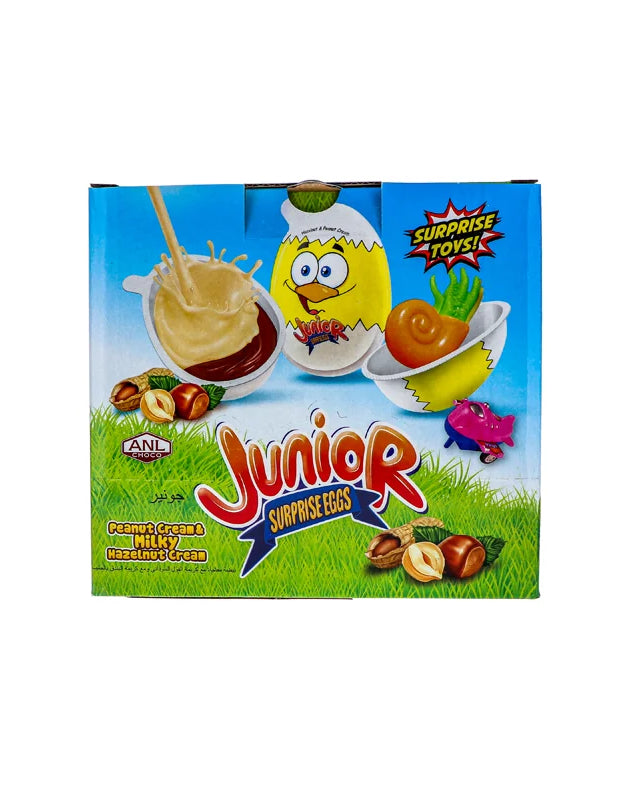Junior Surprise Egg Peanut Hazelnut Cream - 24 Count image 0
