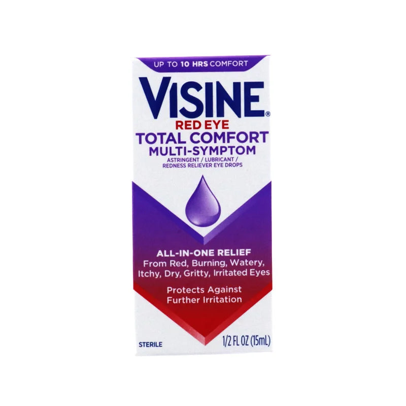 Visine Red Eye Total Comfort Multi-Symptom Eye Drops 1 Count - 2 oz image 0