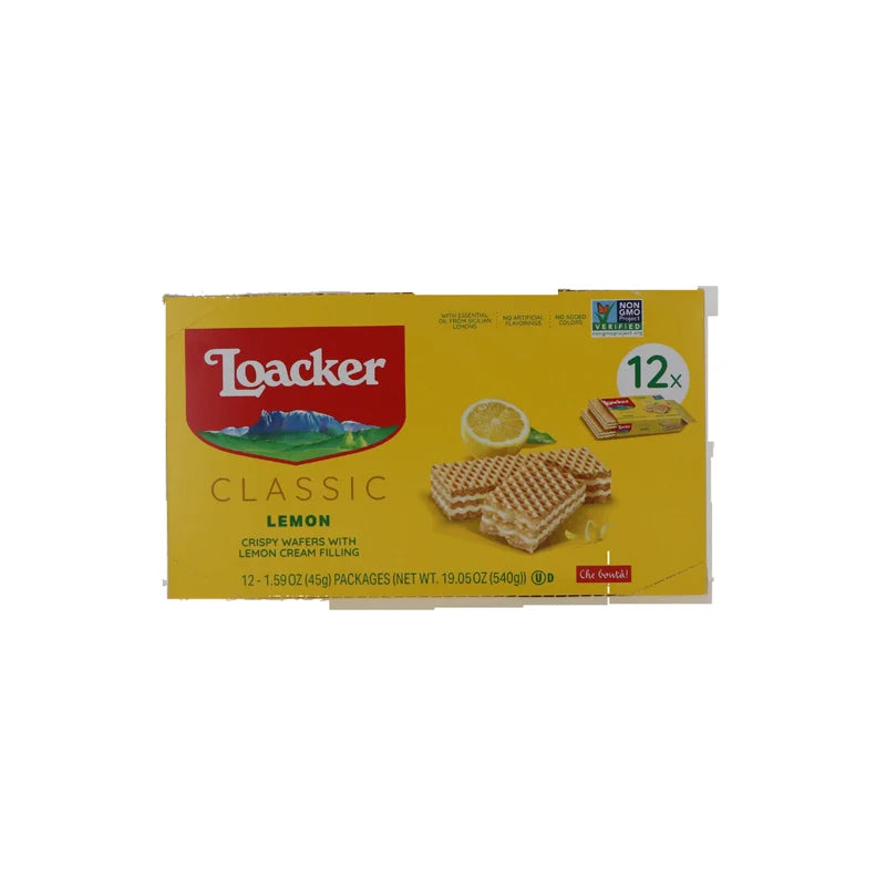 Loacker Lemon Wafers Snack Pack 12 Count - 1.59 oz image 0