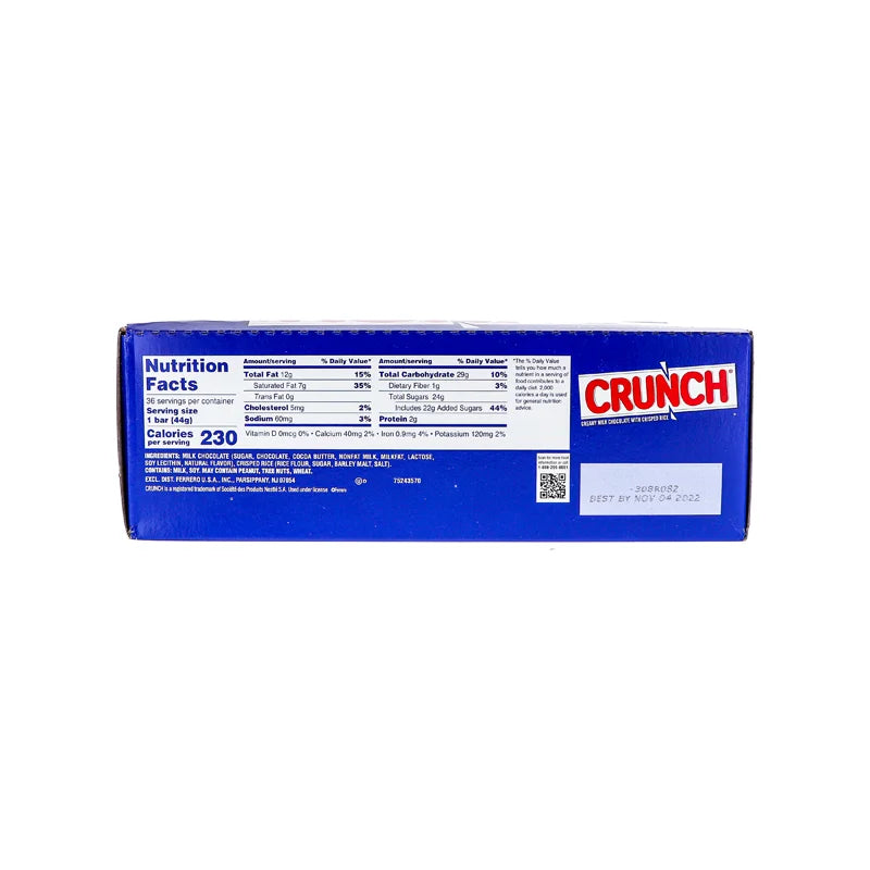 Nestle Crunch Chocolate Wafer Bar Count 36 - 1.55 oz image 2