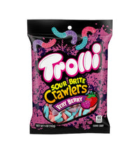 Trolli Sour Brite Crawler Very Berry Peg Bag 12 Count - 5 oz image 0