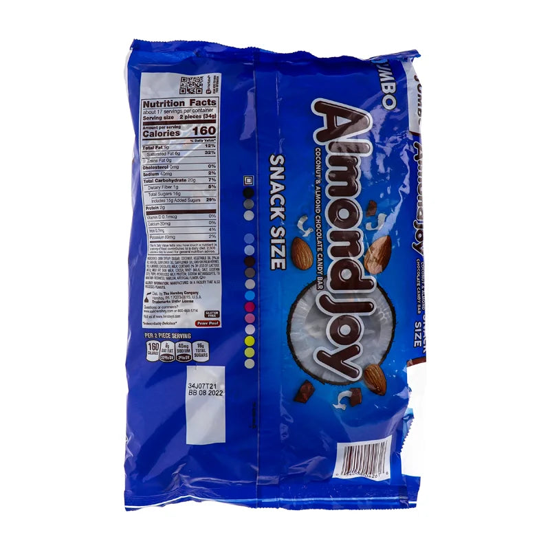 Almond Joy Snack Size Candy Bars Jumbo Bag image 1