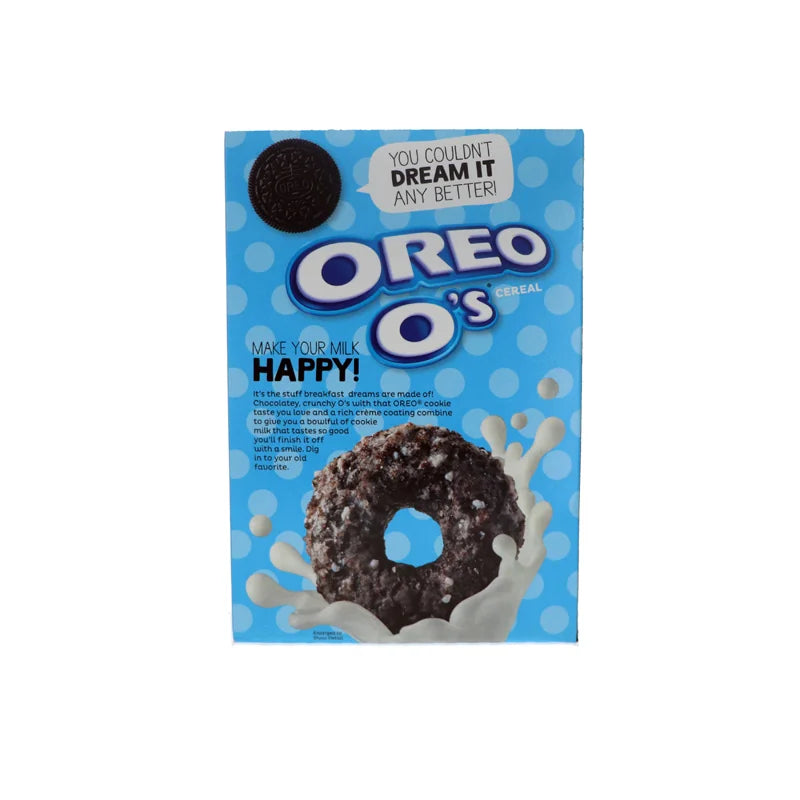 Post Oreo O's Breakfast Cereal Box 11 oz image 0