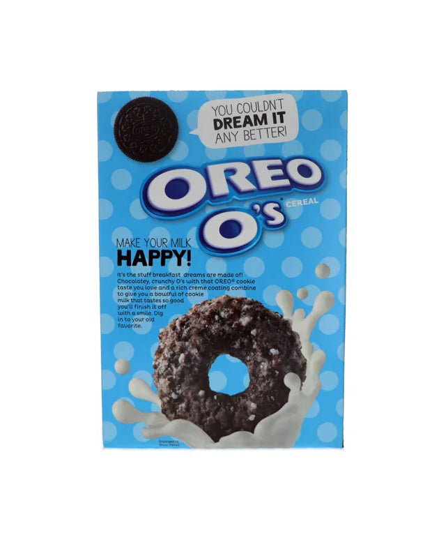 Post Oreo O's Breakfast Cereal Box 11 oz image 0