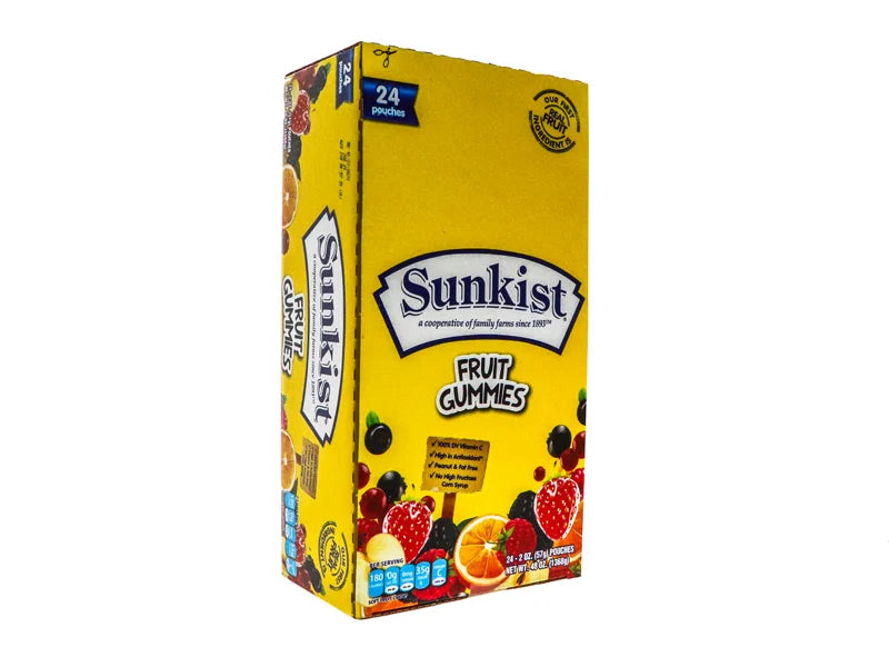 Sunkist Gummy Mix Fruit 24 Count - 2 oz image 1