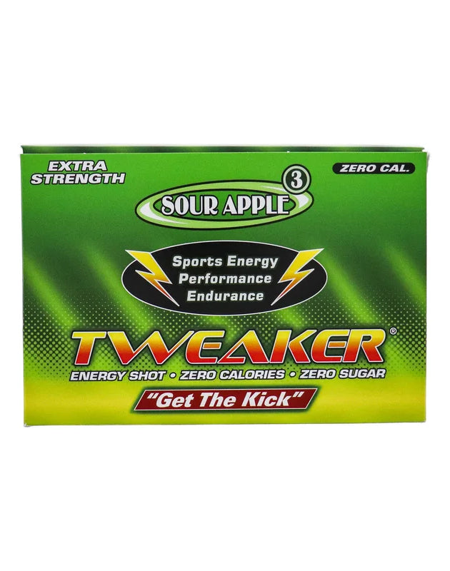 Tweaker Sour Apple Energy Extra Strength 12 Count - 2 oz image 0