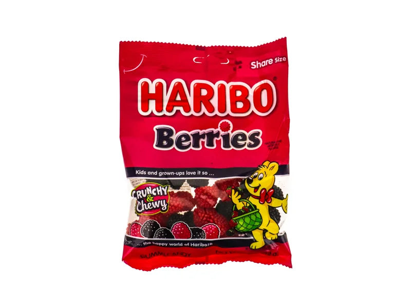 Haribo Berries Gummies 12 Count - 5 oz image 0