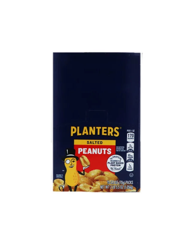 Planter Salted Peanut Tube 15 Count - 2.25 oz image 0