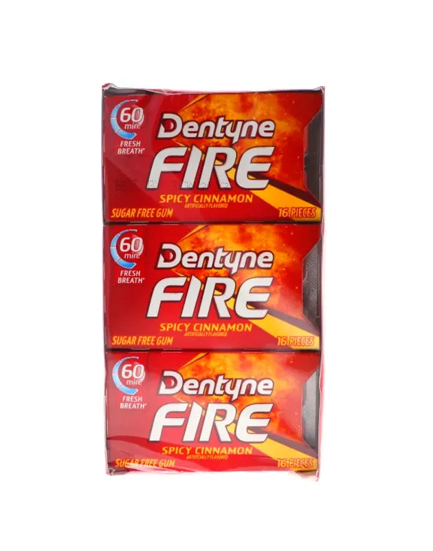 Dentyne Ice Gum Spicy Cinnamon 9 Count - 16 Pieces image 0