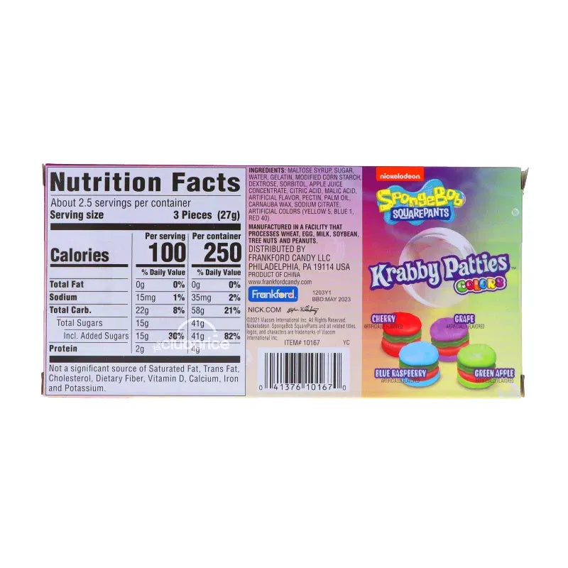 Spongebob Krabby Patty Colors - 2.54 oz image 2