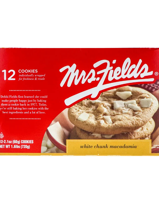 Mrs. Fields White Chunk Macadamia 12 Count - 2.1 oz image 0
