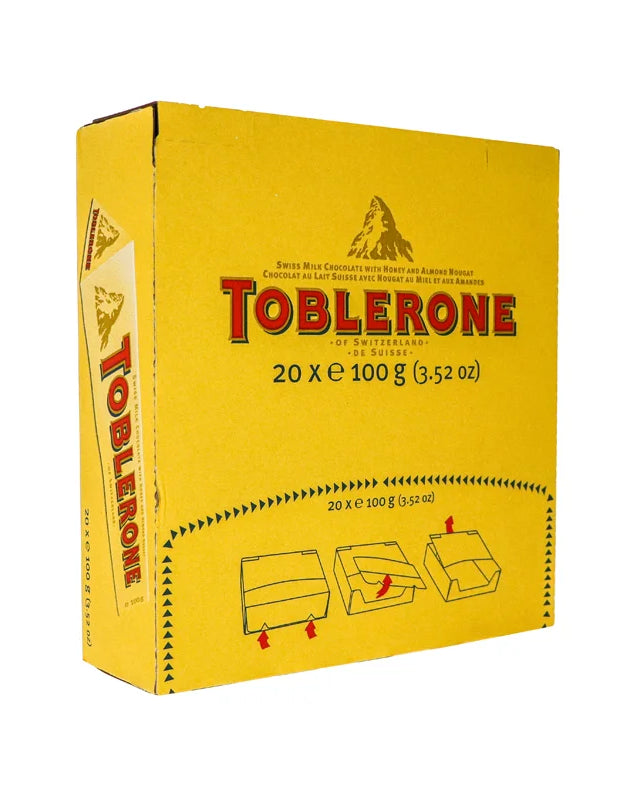 Toblerone Swiss Milk Chocolate XL Bar (Count 20) - 3.52 oz image 0