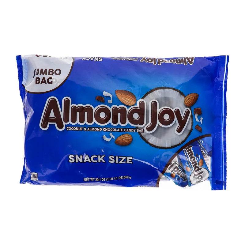 Almond Joy Snack Size Candy Bars Jumbo Bag image 0