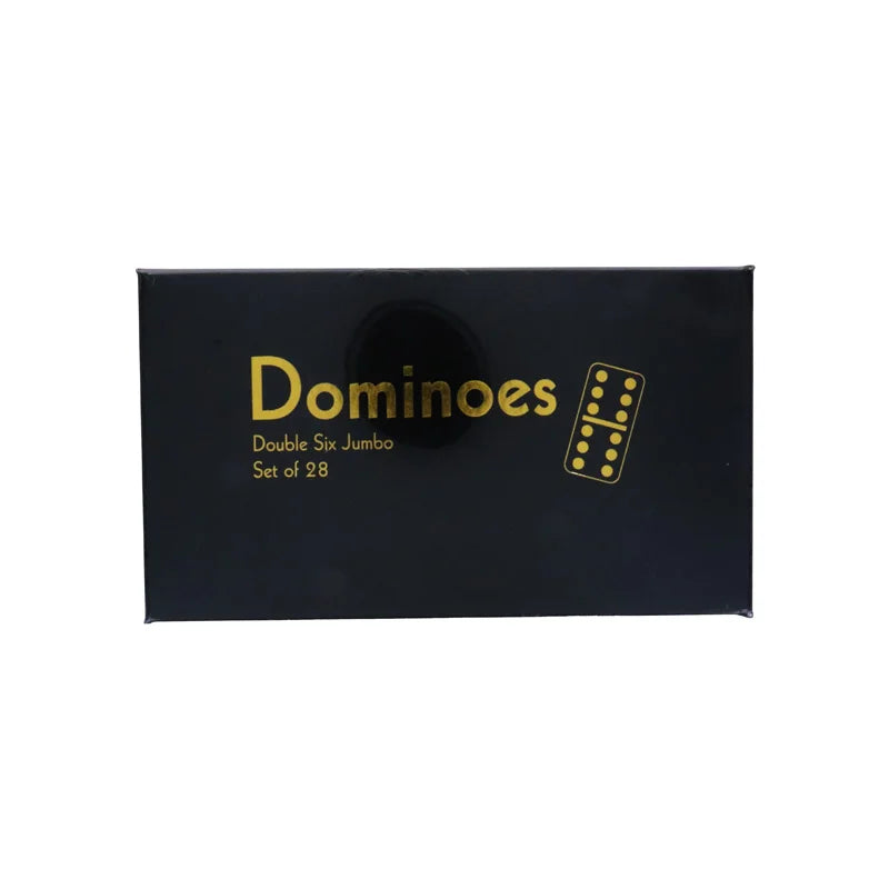 Dominoes Double Six Jumbo Set of 28 - Red - 1 Count Only image 0