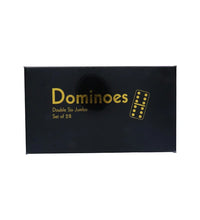 Dominoes Double Six Jumbo Set of 28 - Red - 1 Count Only image 0