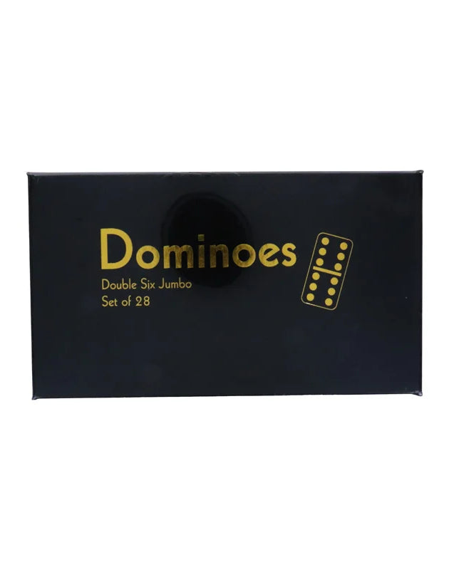 Dominoes Double Six Jumbo Set of 28 - Red - 1 Count Only image 0