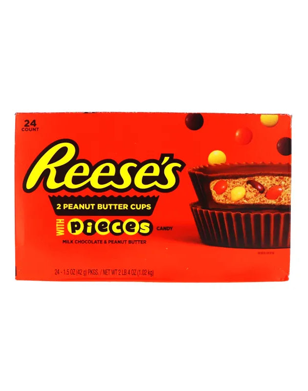 Reeses Peanut Butter Cups with Reeses Pieces 24 Count - 1.5 oz image 0