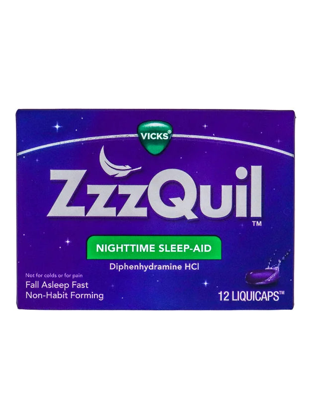 Vicks Zzzquil Nighttime Sleep Aid - Liquicaps 12 Count image 0
