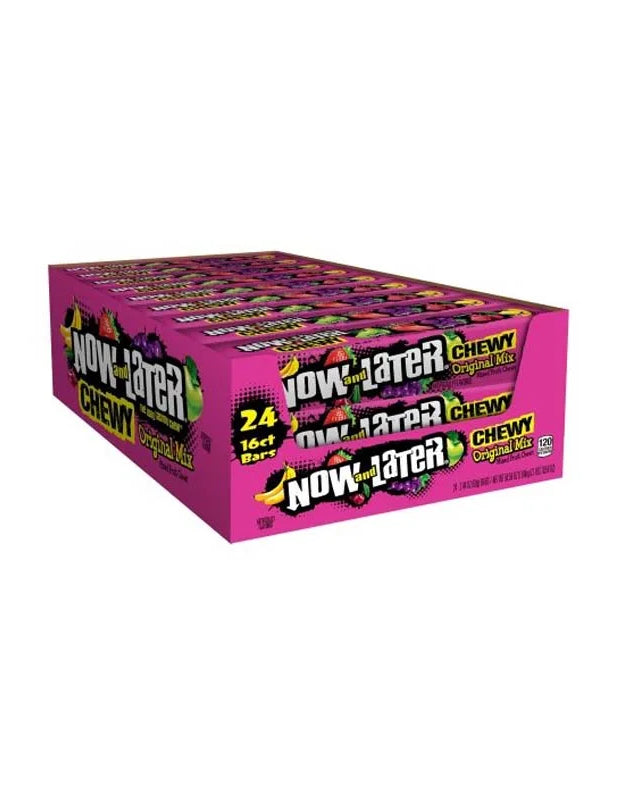 Now & Later Chewy Original Mix Candy 24 Count - 16 Pieces image 0