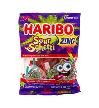 Haribo Zing Sour S'ghetti 12 Count - 5 oz image 0