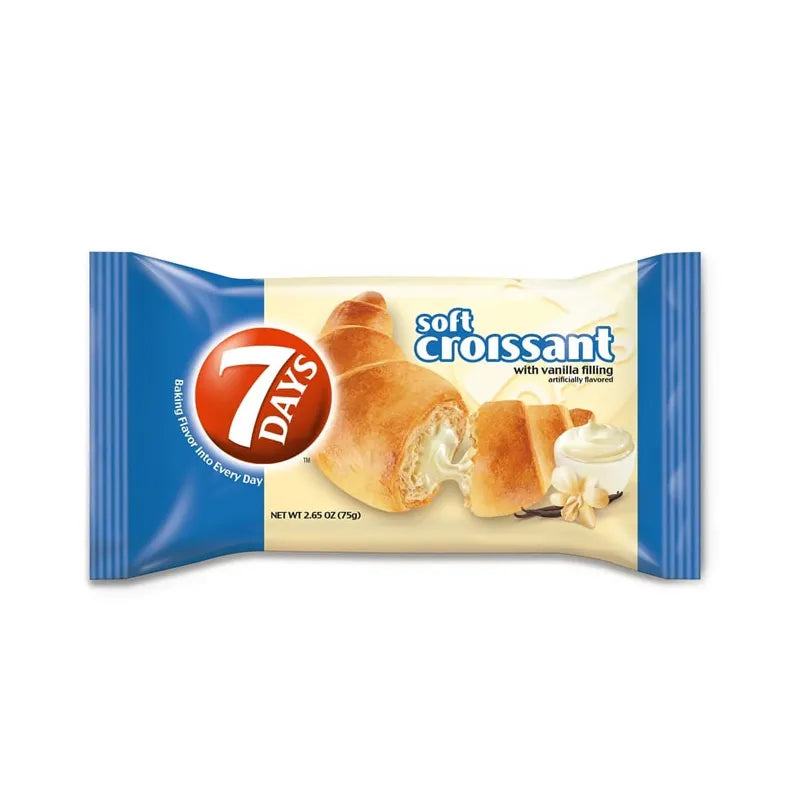 7 Days Croissant Vanilla 6 Count - 2.65 oz image 1