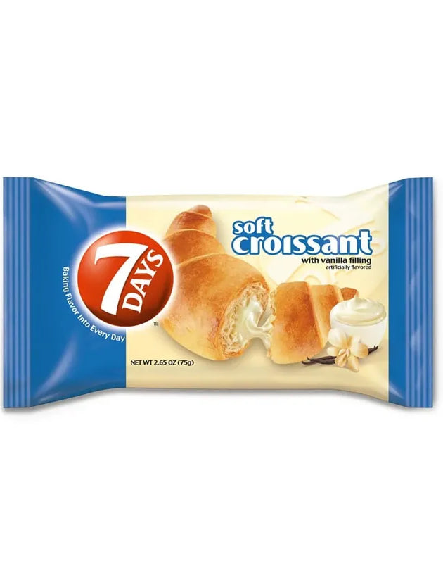 7 Days Croissant Vanilla 6 Count - 2.65 oz image 0