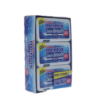 Mentos Clean Breath Hard Mints Peppermint 12 Count - 0.74 oz image 1