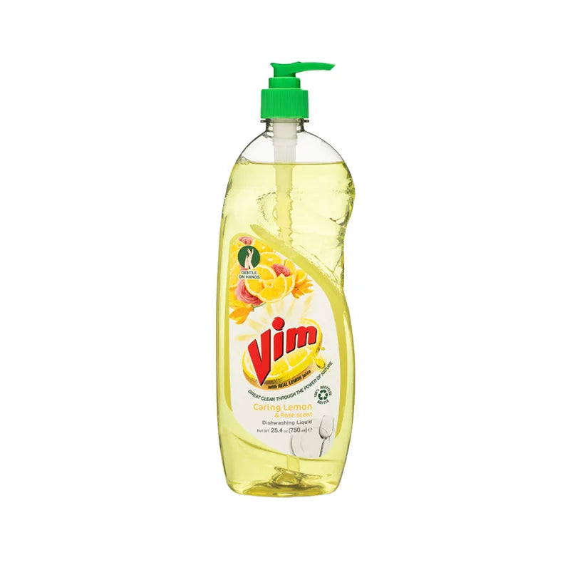 Vim Dishwashing Liquid Lemon 25.4 oz image 0
