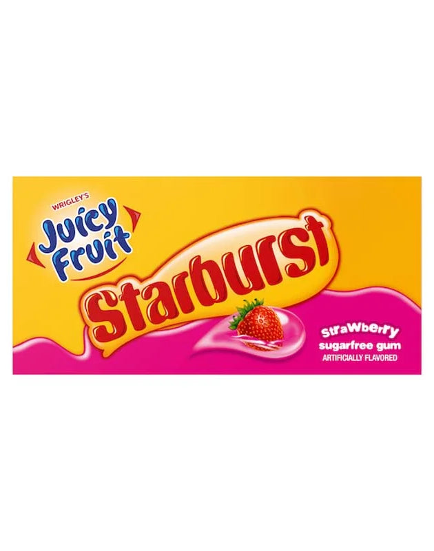Wrigleys Starburst Juicy Fruit Strawberry 10 Count - 15 stk image 0