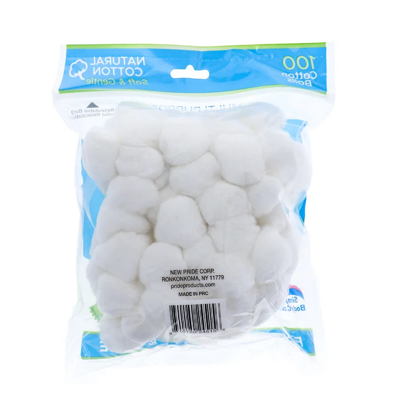 Multi-Purpose Cotton Balls 100 Pieces image 1