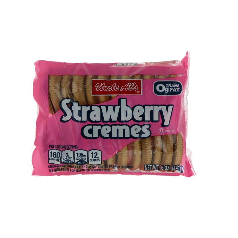 Uncle Al's Strawberry Creme Cookies 12 Count - 5 oz image 0