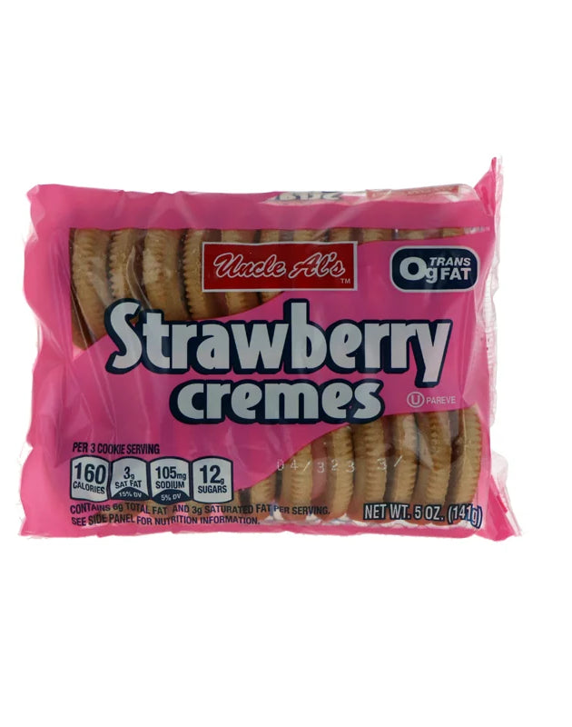 Uncle Al's Strawberry Creme Cookies 12 Count - 5 oz image 0
