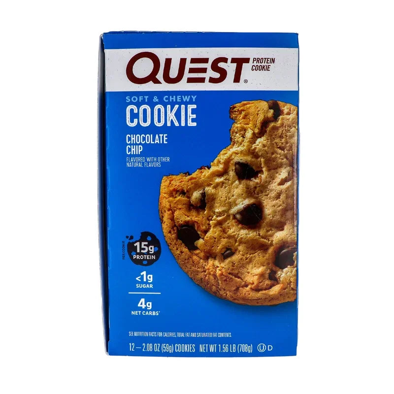 Quest Protein Chocolate Chip Cookie 12 Count - 2.08 oz image 0