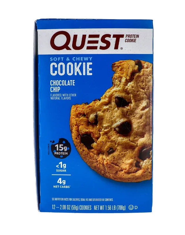 Quest Protein Chocolate Chip Cookie 12 Count - 2.08 oz image 0
