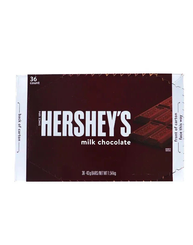 Hershey's Milk Chocolate Bar 36 Count - 1.55 oz image 0