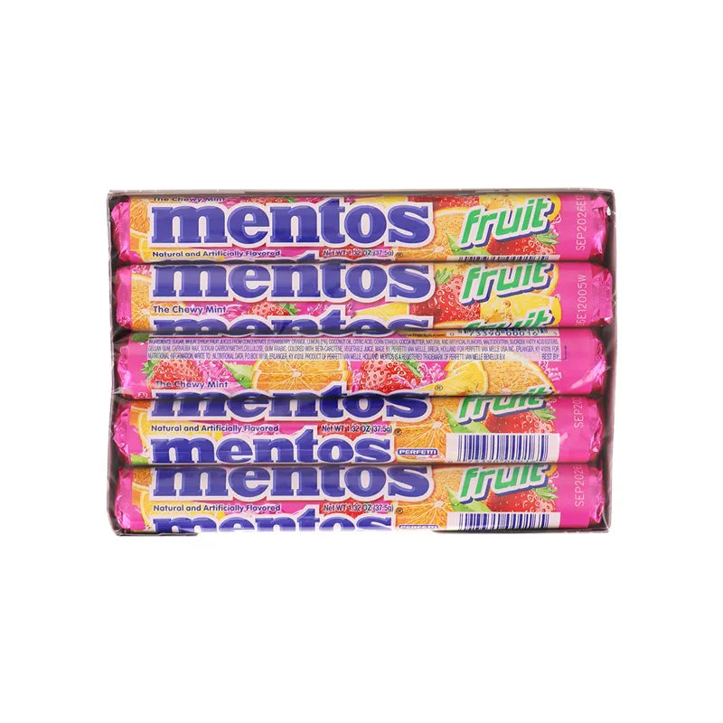 Mentos Chewy Fruit Roll 15 Count - 1.32 oz image 0