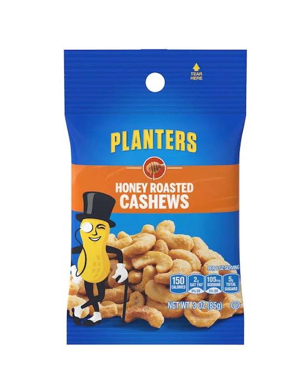 Planters Salted Cashews 12 Count - 3 oz image 0