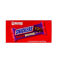 Snickers Peanut Brownie Squares 24 Count - 1.20 oz image 0
