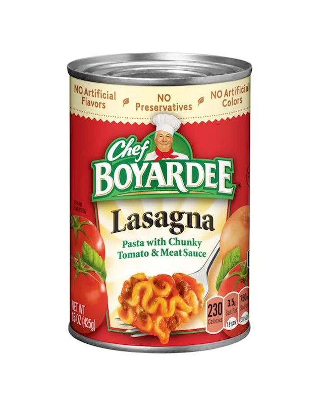 Chef Boyardee Lasagna Can - 15 oz image 0