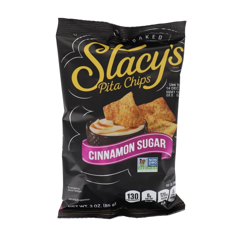 Stacy's Baked Pita Chips Cinnamon Sugar 6 Count - 3 oz image 0