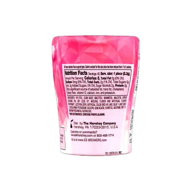 Ice Breakers Ice Cubes Gum Bubble Breeze - Bottle (Pack Of 4) - 40 Pieces image 2