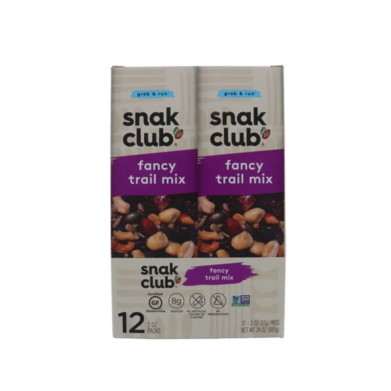 Snak Club Tube Fancy Trail Mix 12 Count -2 oz image 0