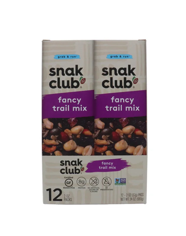 Snak Club Tube Fancy Trail Mix 12 Count -2 oz image 0