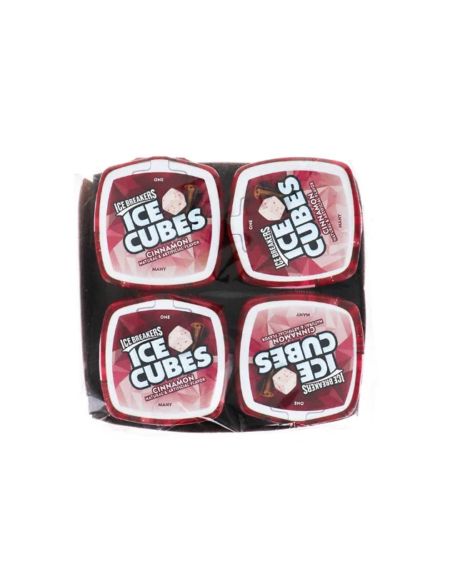 Ice Breakers, Ice Cubes Gum Cinnamon Flavored Sugar-Free Bottle 4 Count - 40 Pieces image 0